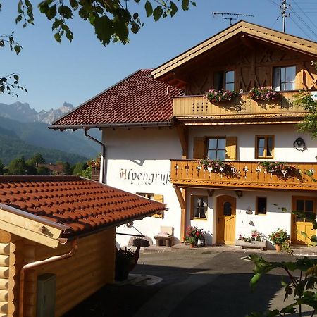 Gastehaus Alpengruss Hotel Wallgau Luaran gambar