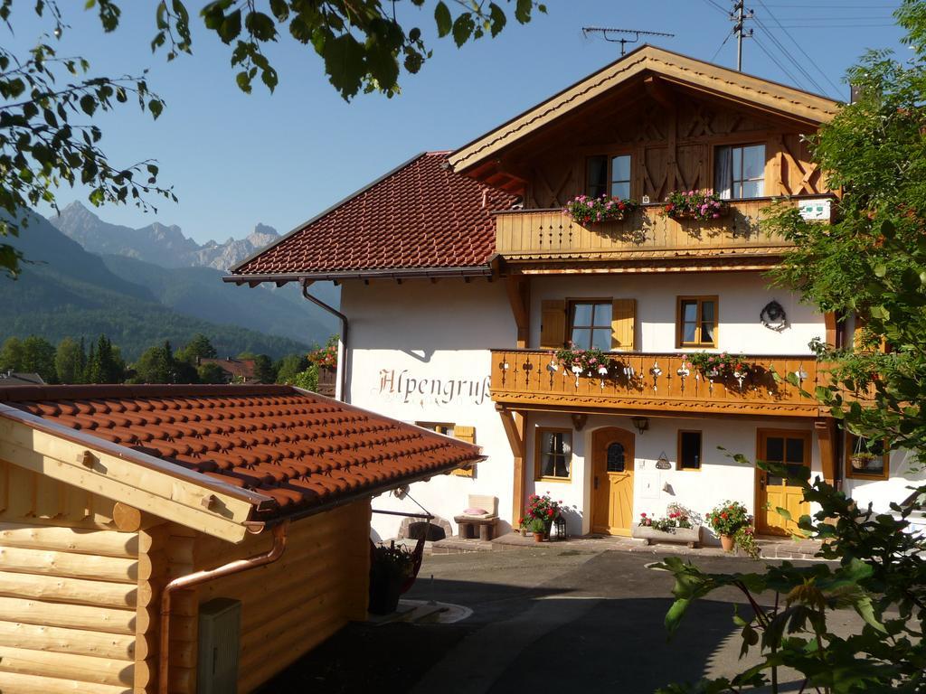 Gastehaus Alpengruss Hotel Wallgau Luaran gambar